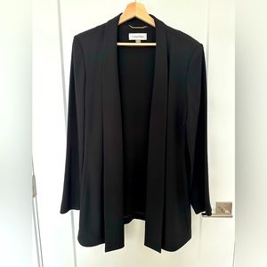 Calvin Klein Tailored Long Buttonless Blazer